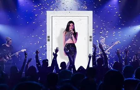 3D holographic box splicing advertising screen