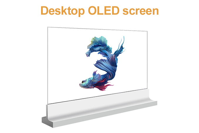 Desktop OLED transparent display