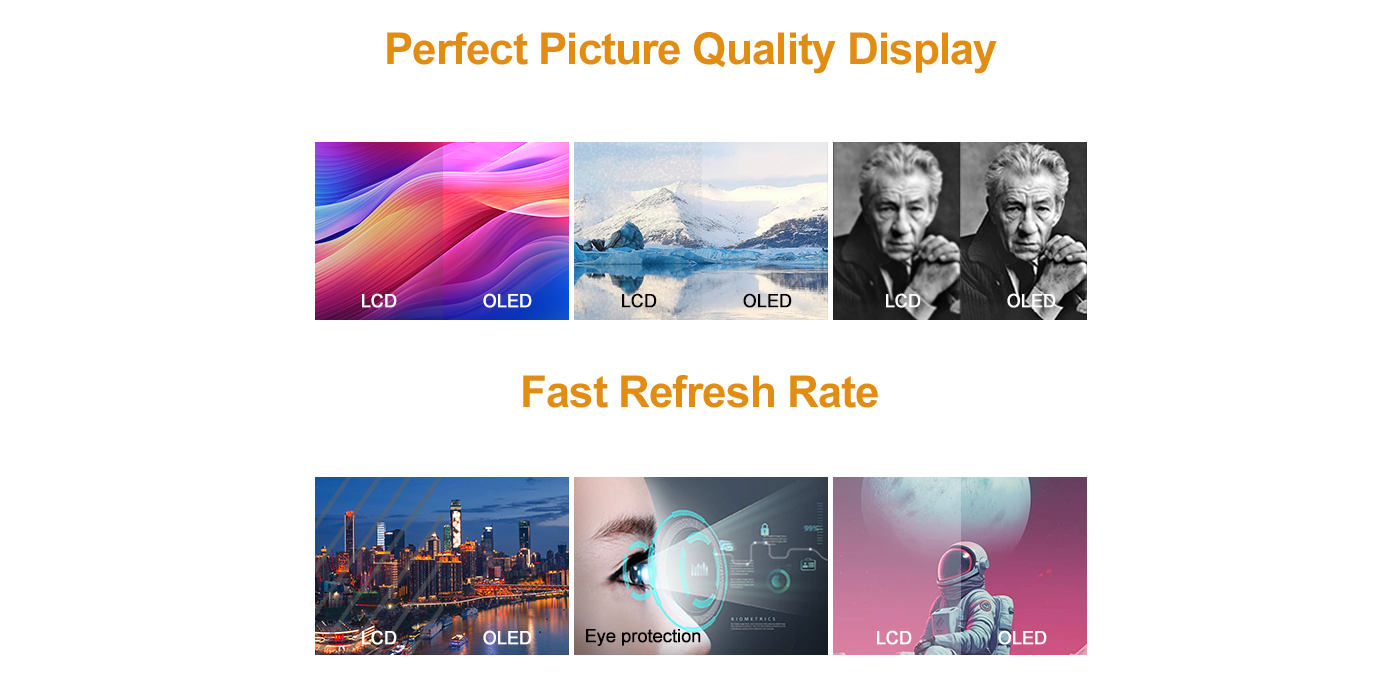 30-inch curved OLED transparent screen factory customization